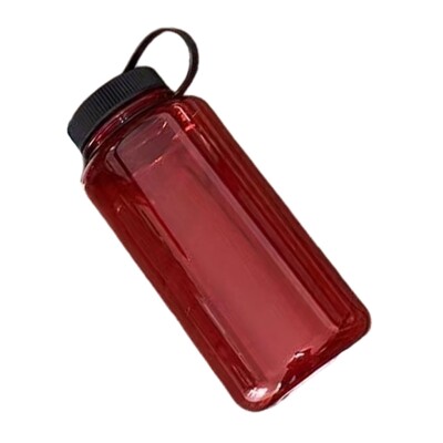  652D 1000 ml Sticlă de apă din plastic de călătorie de mare capacitate Sticlă de băuturi rezistente la scurgeri Sticlă de apă pentru sport cu gura lată în aer liber
