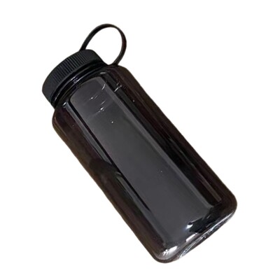  652D 1000 ml Sticlă de apă din plastic de călătorie de mare capacitate Sticlă de băuturi rezistente la scurgeri Sticlă de apă pentru sport cu gura lată în aer liber