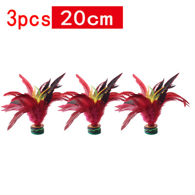 1-6 komada 20 cm pernati Jianzi šareno perje loptica prijenosni nožni kotačić pernata loptica fitness zabava