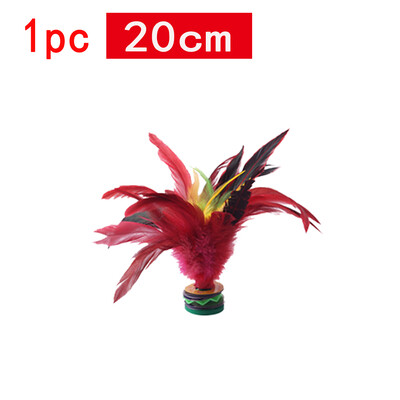 1-6 komada 20 cm pernati Jianzi šareno perje loptica prijenosni nožni kotačić pernata loptica fitness zabava