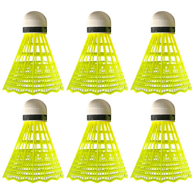 3/6 vnt High Speed Badminton Birdies Puikus stabilumo badmintono kamuoliukas Nailono badmintonas sportinei veiklai pradedantiesiems