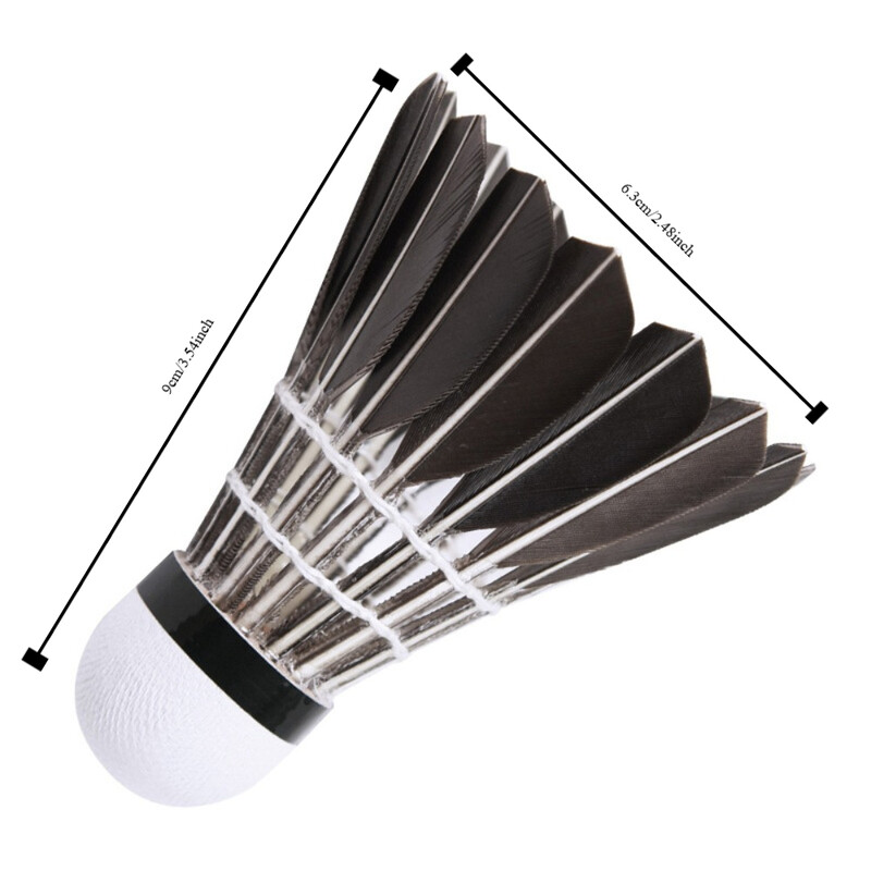 Profesionalna loptica za badminton Pero od crne guske Pero za badminton Lopta za treniranje sportske badmintonske lopte