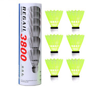 6 komada imitacija badmintonske loptice s plastičnom batinom s volanima s vlaknastom glavom reket za balon Sportski dodaci