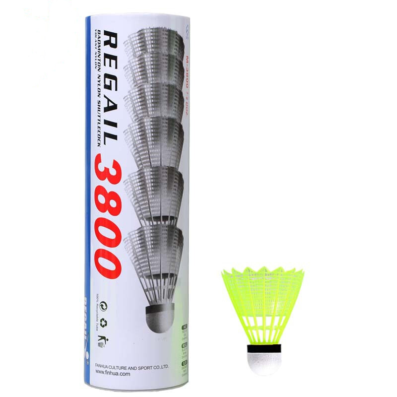 6 komada imitacija badmintonske loptice s plastičnom batinom s volanima s vlaknastom glavom reket za balon Sportski dodaci