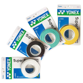 YONEX 3 Grips/Pack Πανί AC102 AC102EX 102C Κόλλα χειρός Ρακέτα μπάντμιντον τένις Επαγγελματικές αντιολισθητικές ρακέτες Padel Sticky Grip