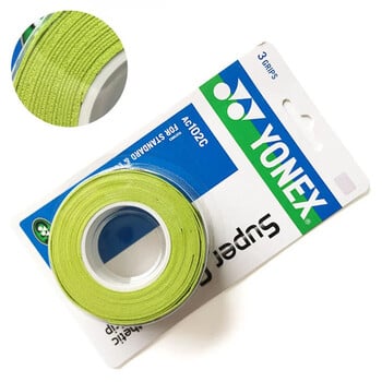 YONEX 3 Grips/Pack Πανί AC102 AC102EX 102C Κόλλα χειρός Ρακέτα μπάντμιντον τένις Επαγγελματικές αντιολισθητικές ρακέτες Padel Sticky Grip