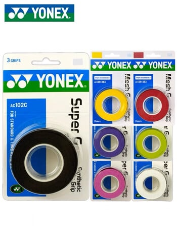 YONEX 3 Grips/Pack Πανί AC102 AC102EX 102C Κόλλα χειρός Ρακέτα μπάντμιντον τένις Επαγγελματικές αντιολισθητικές ρακέτες Padel Sticky Grip