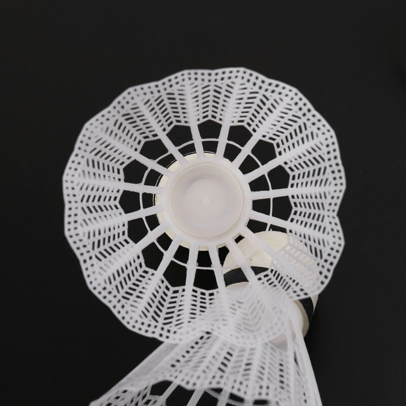 12kom bijelih plastičnih ručica za badminton, lagane za početnike i amatere, dodaci za igre badmintona na otvorenom