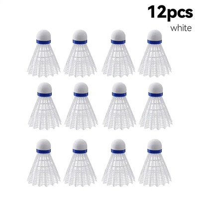 Najlonske loptice za badminton od 12 komada s velikom stabilnošću, izdržljivošću, lopte za trening za sportove na otvorenom