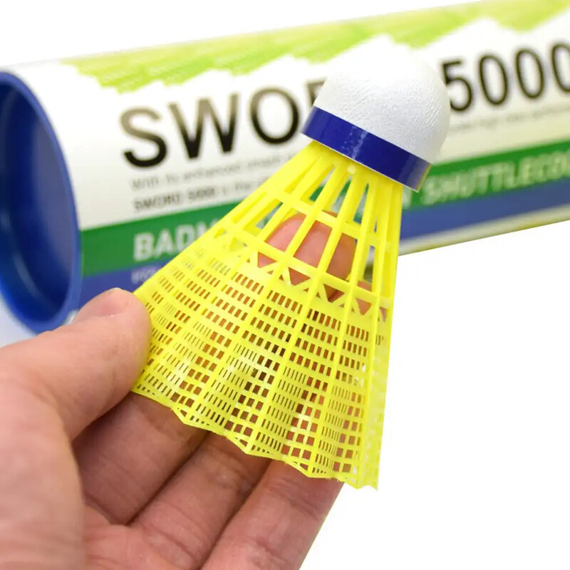 Najlonske loptice za badminton od 12 komada s velikom stabilnošću, izdržljivošću, lopte za trening za sportove na otvorenom