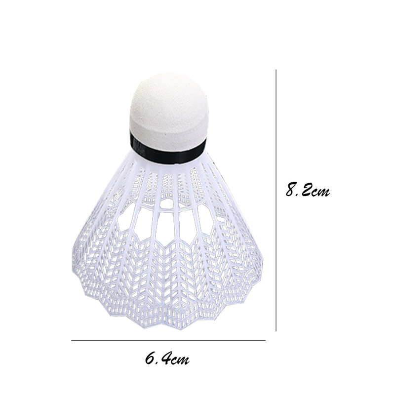 12 komada plastične loptice za badminton, lagani badminton za vježbanje udaranja, loptice za trening za dječju zabavu