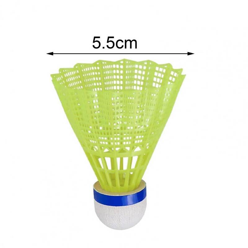 6Pcs/Set Svjetleće loptice za badminton LED Pjenaste plastične sportske badminton šarene svjetleće ručice Dječji LED set za badminton