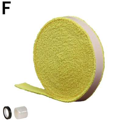 1 rolă 5m prosop adeziv mâner badminton rachetă tenis supragrips bandă rachetă mâner mâner bandă anti-alunecare bandă transpirație badminton N6b9