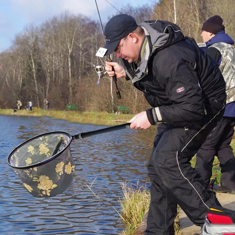 Ribolovne mreže za ribolov Nano mrežasta mreža za pastrve 35/40/45 cm Mreža za ribnjak Podebljavanje mreže za ribnjak Brzosušeća prijenosna mreža za ribolov pastrve