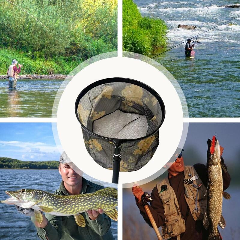 Ribolovne mreže za ribolov Nano mrežasta mreža za pastrve 35/40/45 cm Mreža za ribnjak Podebljavanje mreže za ribnjak Brzosušeća prijenosna mreža za ribolov pastrve