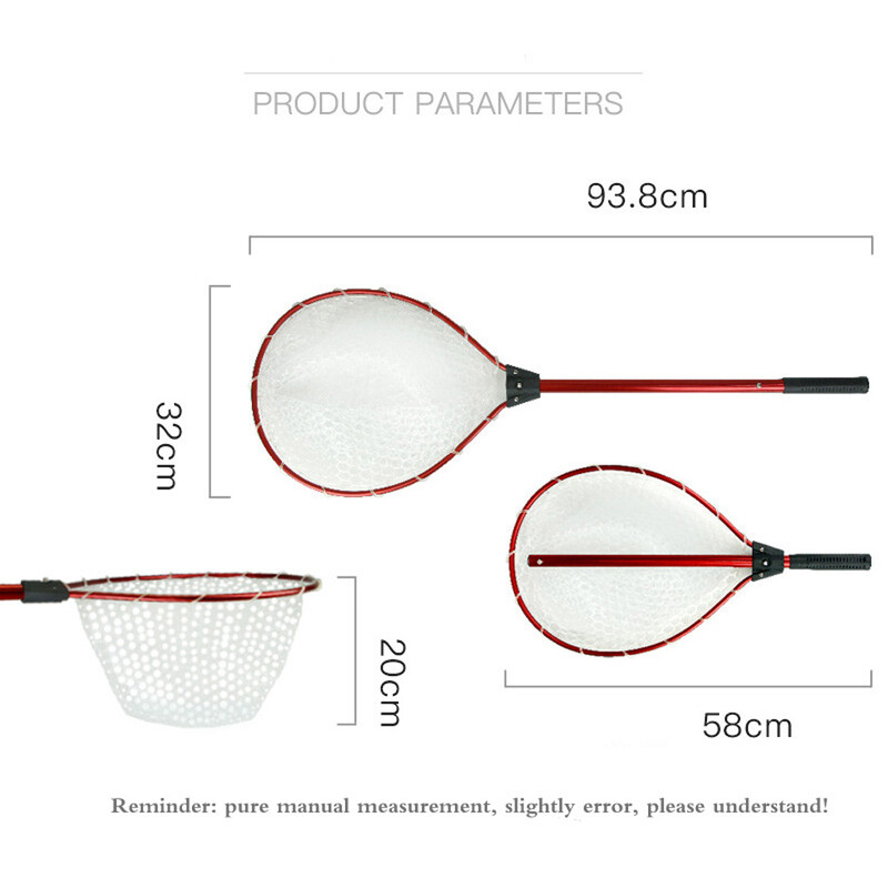 938 mm protiv udice, mekana silikonska mreža za ribolov, teleskopski štap od aluminijske legure Mreže za morski ribolov, sportski dodaci na otvorenom