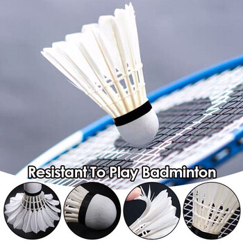 6/12Pcs Household Badminton Training Ball Stable Stable Durable Badminton Shuttlecock Black Goose Feather Professional Χονδρική