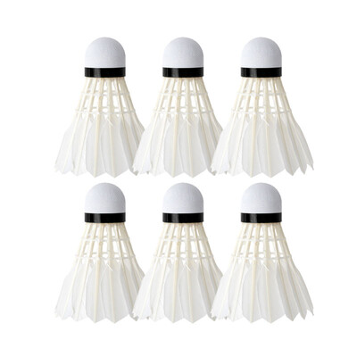 6/12 kom. Kućna lopta za badminton, stabilna, izdržljiva, balon za badminton, crna guščja pera, profesionalna veleprodaja