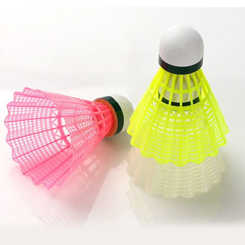 6 kom. loptice za školu, najlonske loptice, loptice za badminton, plutene loptice, reketi, pluteno ružičasta, igranje djeteta na otvorenom