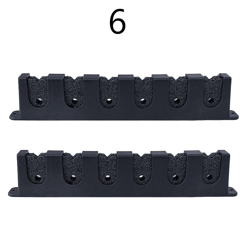 Suport portabil pentru undițe de pescuit Suport de depozitare pentru undiță de pescuit Suport de perete pentru garaj, cabină de crap, subsol conține 3/4/6 undițe de pescuit