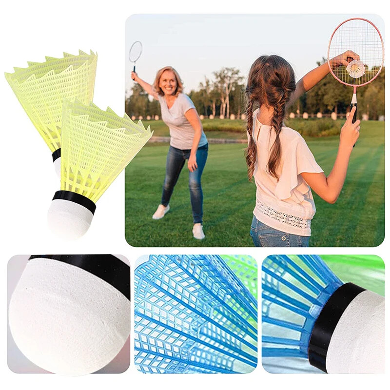 12PCS/lot Profesionalna plastična kuglasta glava od pjene za badminton, šareni balon Speedminton, dodaci za badminton, sportski trening