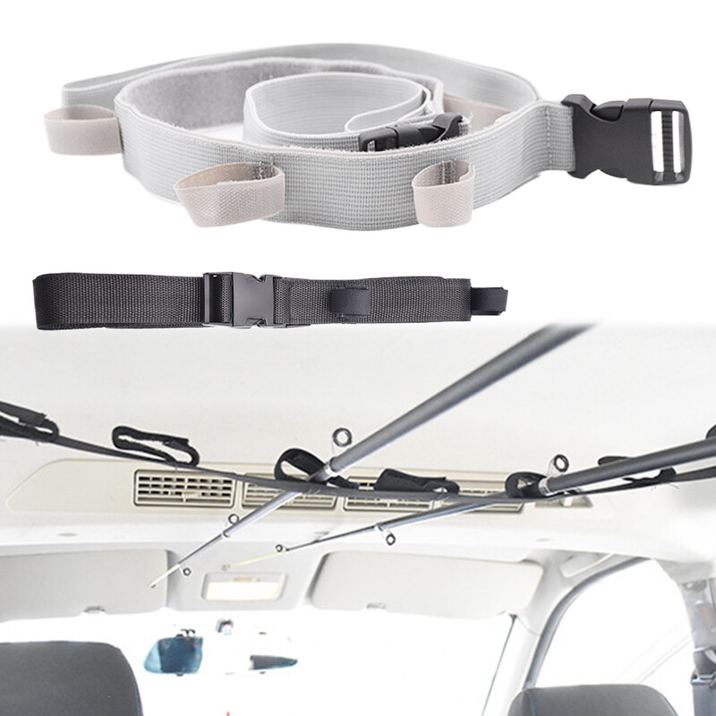 2 kom držač štapa za pecanje za vozilo Stalak za štap za pecanje Remen za držač štapa za pecanje Držač zupčanika za SUV/karavana/kombi/džip/kamion