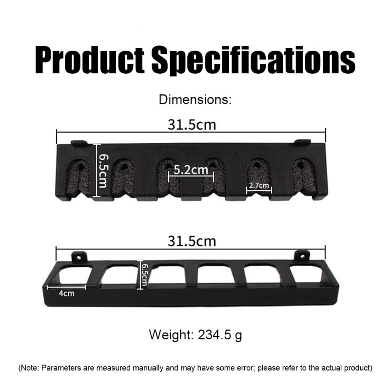 Õngeritvahoidjad Õngeridvahoidikud 6 ridvaga hoiuraamid Horisontaalne/vertikaalne seinale kinnitatav õngehoidik garaaži jaoks