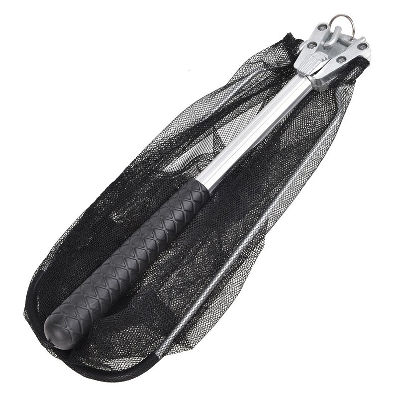 Sklopiva trokutasta ribarska mreža 50 cm, prijenosna, izdržljiva teleskopska podvozna mreža od aluminijske legure Mreža za hvatanje šarana, ribolovni pribor