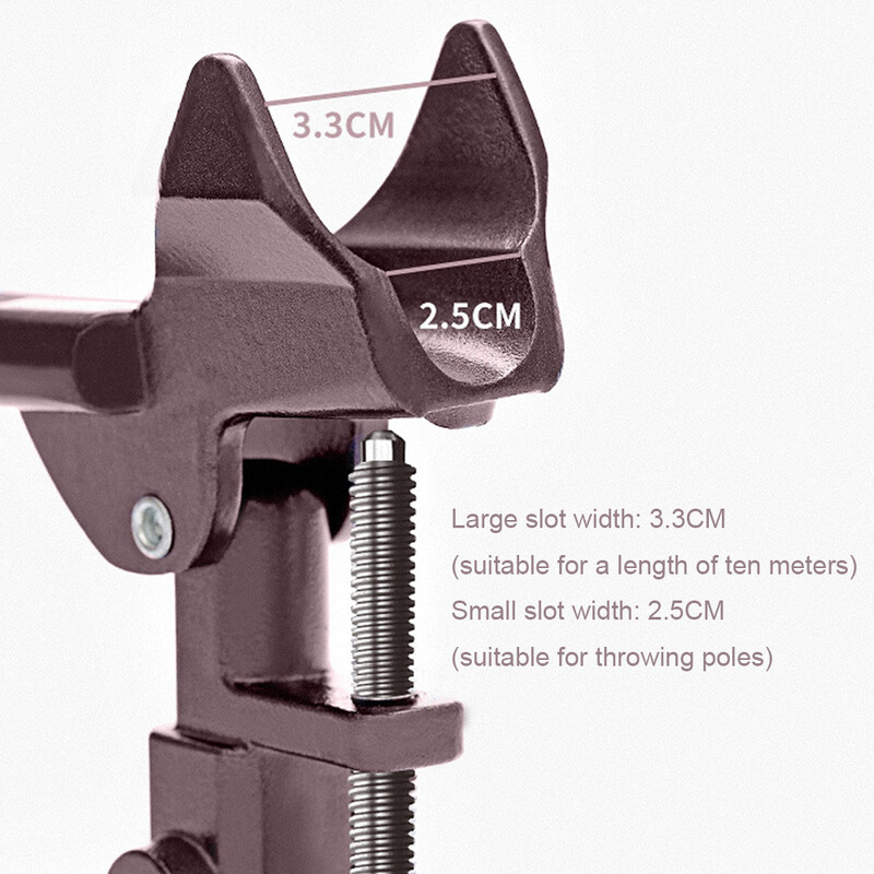 Podesivi štap za pecanje od nehrđajućeg čelika, stalak, držač štapa, utikač, utikač, uzemljenje, prijenosni za ribolovne alate, stalak za potporu