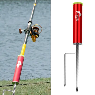 Suport pentru undiță de pescuit, portabil, durabil, pentru undița de pescuit pentru lacul în aer liber