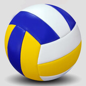 1buc No.5 Volei PVC Profesional Volei de competiție pentru plajă, în aer liber, minge de antrenament în interior, lumină moale, etanș la aer, 20,5 cm