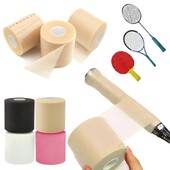 1/2 buc. Bandaj din spumă PU Coturi Rachetă de badminton Overgrip Mâner absorbant de șoc Membrană elastică, respirabilă, spumă moale