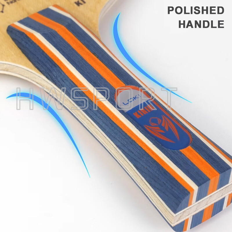 LOKI Kirin K1 K2 K3 Stalo teniso ašmenys, puolamieji stalo teniso peiliai, 5+2 sluoksniai, FL rankena