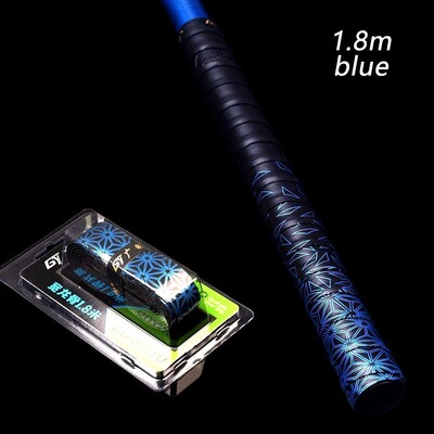 Dizajn kobilice od 1,8 m za palice za badminton, bejzbol, reket za tenis, squash, traka za držanje koja upija znoj, protuklizna traka, štap za pecanje, znojnica