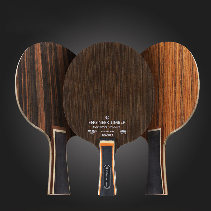 1PC Oštrica za stolni tenis Ebony Dalbergia Donja ploča reketa za stolni tenis 5-slojna 6,2 mm daska za veslanje za stolni tenis Šišmiš reket duge ručke