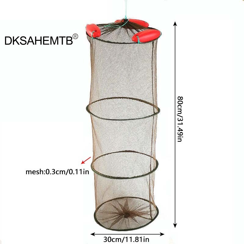 Prijenosna ribarska mreža Zamka presavijeni mamac za račiće, rakove, mamce za rakove, pribor za ribolov, pribor za kopneni ribolov na otvorenom