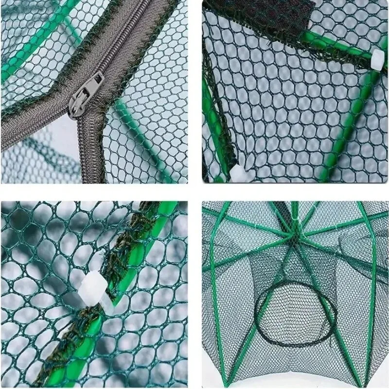 Mreža za ribarsku mrežu/pribor/kavez Sklopivi hvatač rakova Casting/Mreža za ribe Ribolov rakova/rakova/škampi/koljušica/jegulja Zamke