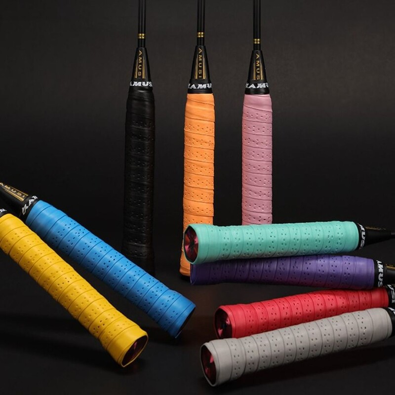 Sutirštintos badmintono raketės rankšluosčių rankenos Neslystanti prakaitą sugerianti juosta, skirta raketėms meškerėms, teniso rankšluoščių rankenoms