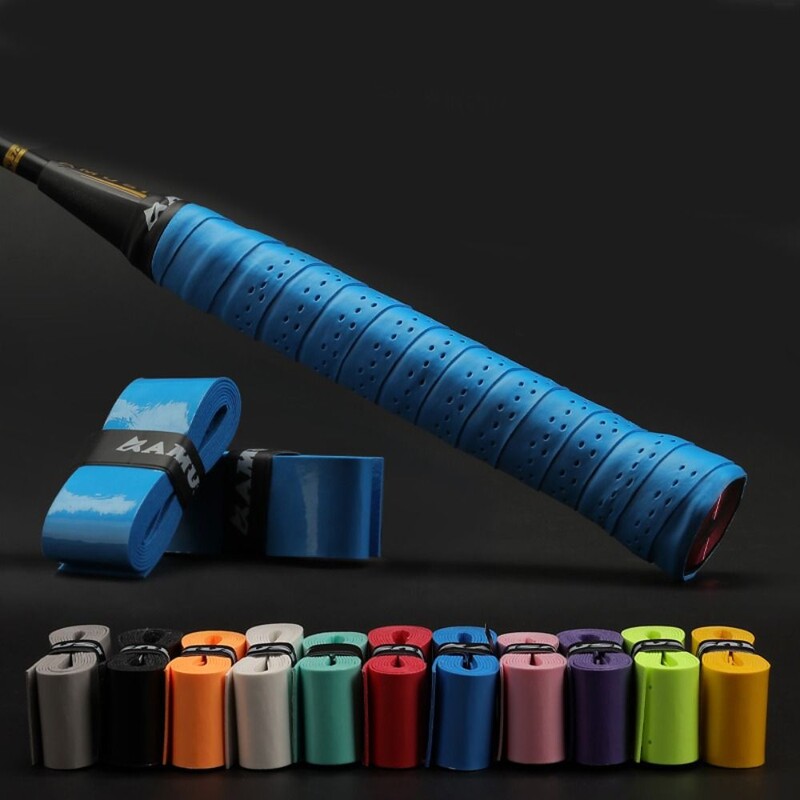 Sutirštintos badmintono raketės rankšluosčių rankenos Neslystanti prakaitą sugerianti juosta, skirta raketėms meškerėms, teniso rankšluoščių rankenoms