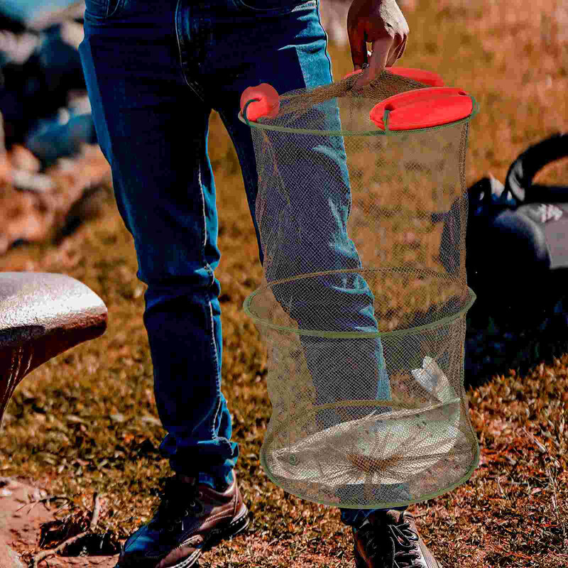 Mreža za ribu Oprema za ribolovne košare Mrežaste mreže Svilene sito lijevane mreže za prijenosne sklopive najlonske hvataljke