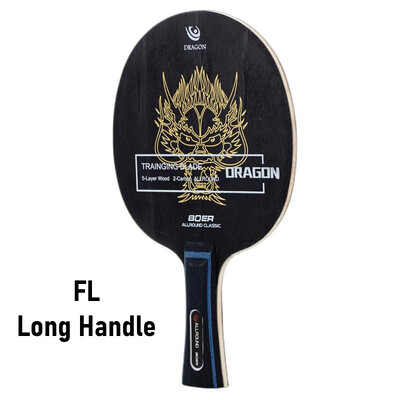 Stolni tenis Palica za reket od karbonske oštrice Profesionalna oštrica za ping pong Drvena oštrica od 5 slojeva + 2 slojna karbonska brzonapadna napadačka lopatica