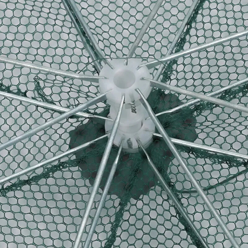 Ojačana automatska ribarska mreža s 4-8 rupa, kavez za škampe, najlonska sklopiva zamka za ribe, livena mreža, preklop zamke za rakove, mreža za ribolov