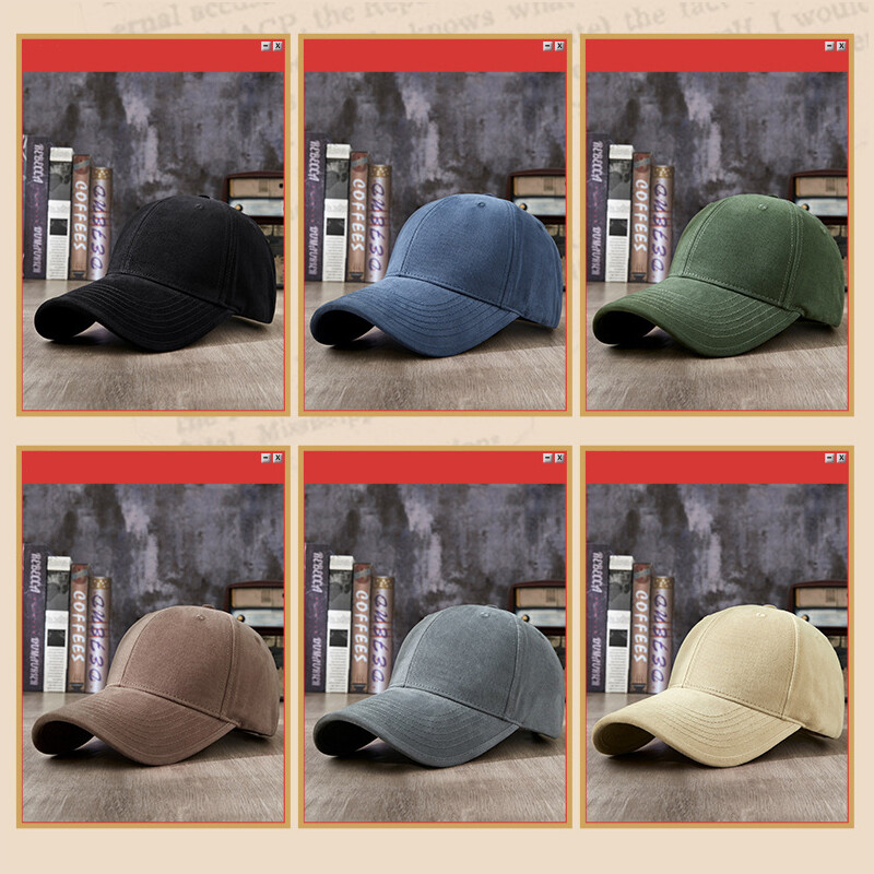 57-65 CM Bejzbolska kapa velike veličine Muškarci Žene Jednobojni tatin šešir Vizir Ležerna kapa za zaštitu od sunca na otvorenom Kape za kamiondžije Podesiva