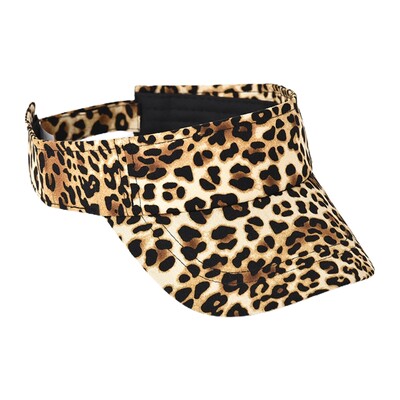 Leoparda drukas beisbola elpojoša saulessarga cepure Moderna āra UV staru novēršana, tukša augšdaļa