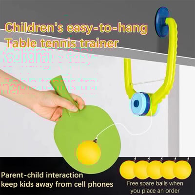 1 Σετ Εσωτερικού Σετ Πινγκ πονγκ Self-trainer Κρεμαστό Εκπαιδευτικό PingPong Σπίτι Αλληλεπίδραση γονέα-παιδιού Συσκευές Double Sparring