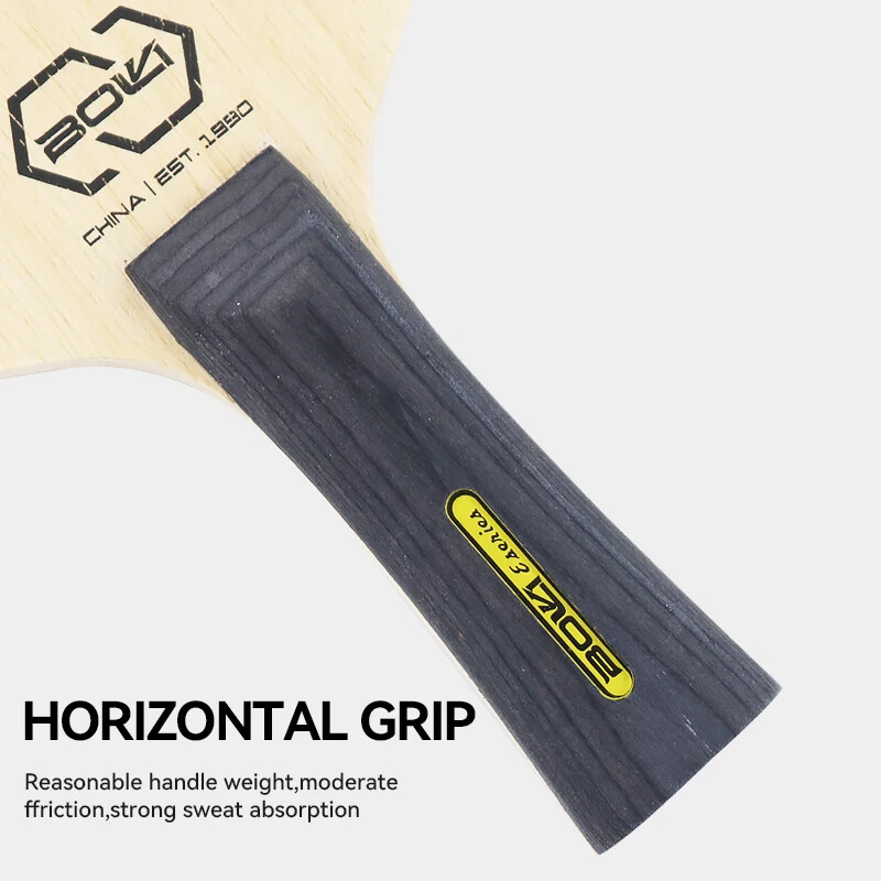 Boli 5-slojna oštrica za stolni tenis od čistog drva, profesionalna heksagonalna kontrolna lopatica za stolni tenis za prevođenje ofanzivne oštrice za stolni tenis