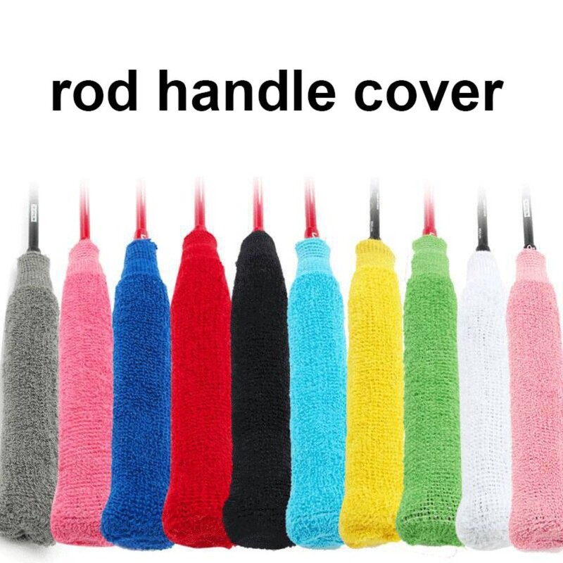 Slydimui atsparus meškerės rankenos dangtelis Tvirtas minkštas badmintono rakečių rankšluosčių dangtelis, neslystantis rankšluostis teniso raketės prakaito diržas