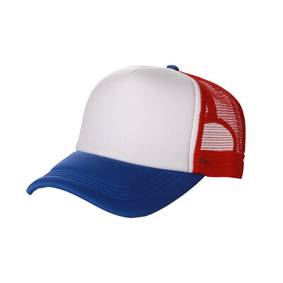 Prazne sportske bejzbolske kape s 5 panela, podesive Gorras Gorros pamučne šarene kamuflažne tatine bejzbolske mrežaste pjenaste kape Hip hop kapa za kamiondžije