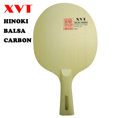 Lengviausias XVT BALSA CARBON Hinoki stalo teniso peilis / stalo teniso peilis / stalo teniso lazdos lengviausias peilis