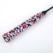 Udoban PU kamuflažni reket za badminton, ljepilo za ruke, upija znoj, otporan na habanje, remen za namatanje ručke za teniski pljesak